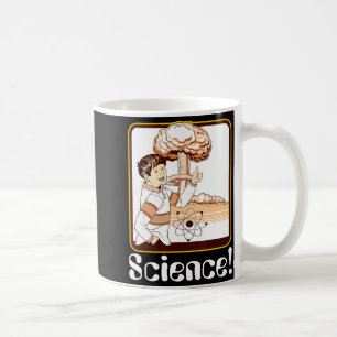 Vintage Science Gift Funny Atomic Bomb Retro Nerd Coffee Mug