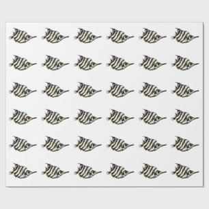 Vintage Science NZ Fish - Bellows Fish Wrapping Paper