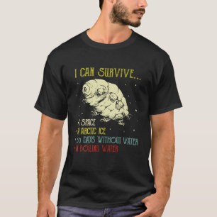 Vintage Science Tardigrade Gifts Microbiology Wate T-Shirt