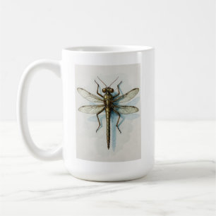 Vintage Scientific Dragonfly Illustration Nature L Coffee Mug
