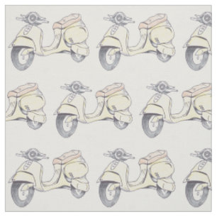 Vintage Scooter Fabric