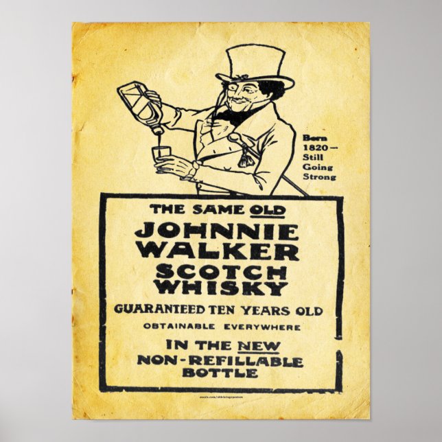 Vintage Scotch Whiskey Poster (Front)