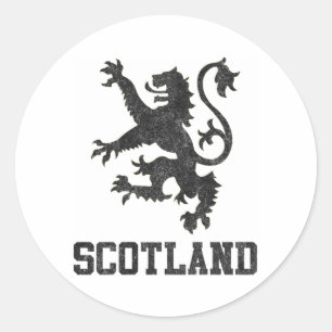 Vintage Scotland Classic Round Sticker