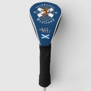 Vintage Scotland Golfing, Edinburgh, Scottish Flag Golf Head Cover
