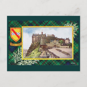 Vintage Scotland, Hunting Stewart Edinburgh Postcard