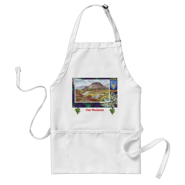 Vintage Scotland, Mackenzie Standard Apron (Front)