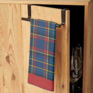 Vintage Scottish Tartan Plaid Pattern Kitchen Towel