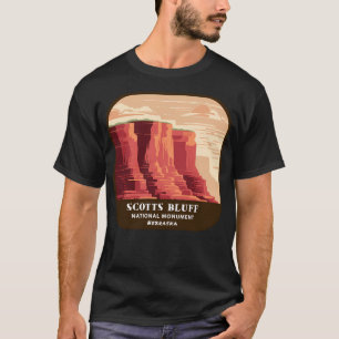 Vintage Scotts Bluff National Monument (Nebraska) T-Shirt