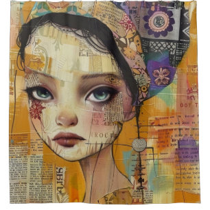Vintage Scrapbook Collage Face (4)