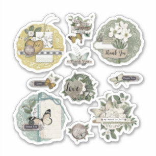 Vintage scrapbook customize