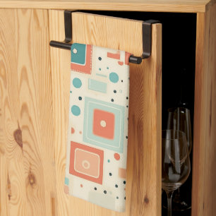 Vintage Scrapbook Pattern (2) Kitchen Towel