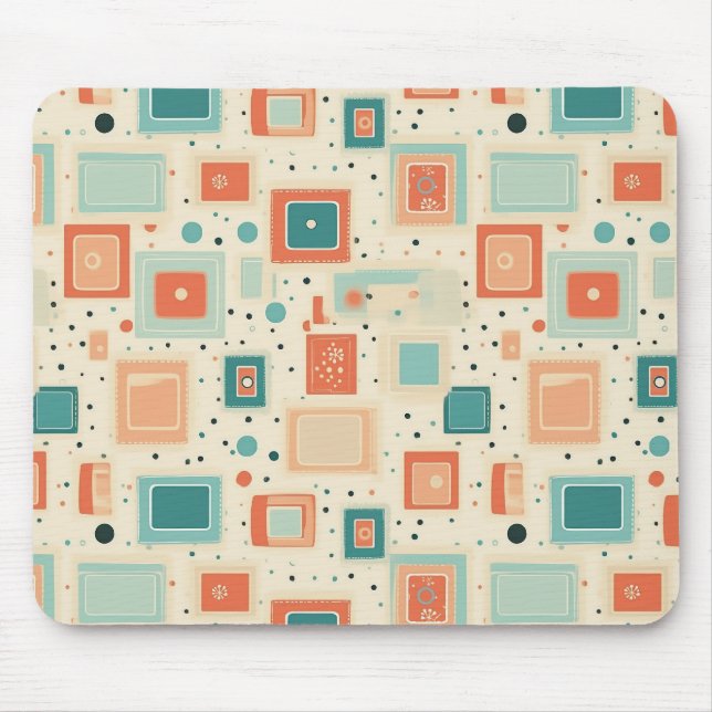 Vintage Scrapbook Pattern (2) Mouse Pad (Front)