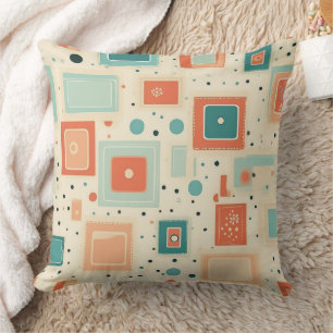 Vintage Scrapbook Pattern (2) Throw Pillow