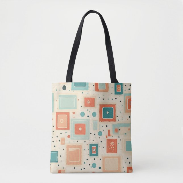 Vintage Scrapbook Pattern (2) Tote Bag (Front)