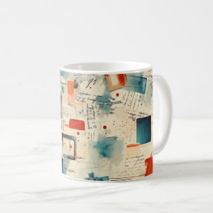 Vintage Scrapbook Pattern (3) Coffee Mug
