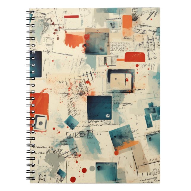 Vintage Scrapbook Pattern (3) Notebook (Front)