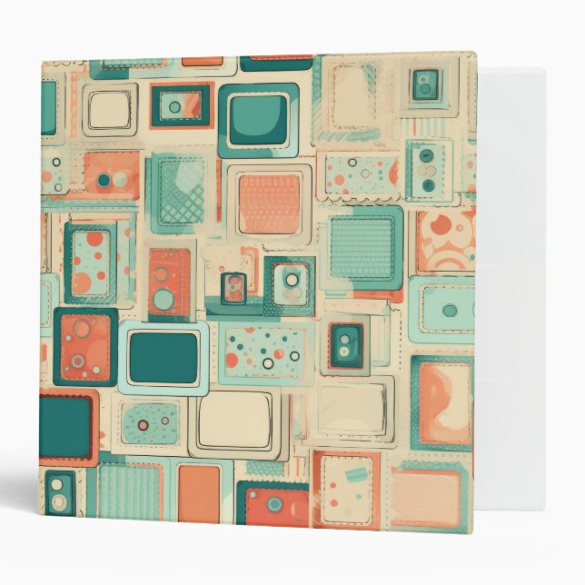 Vintage Scrapbook Pattern Binder (Front/Inside)