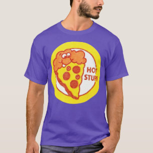 Vintage Scratch and Sniff Stickers Hot Stuff Pizza T-Shirt