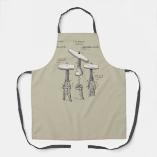 Vintage Screwy Corkscrews  Apron