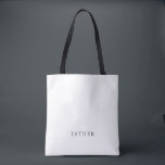 Vintage Script Monogrammed Bridesmaid Tote Bag<br><div class="desc">This vintage script monogrammed bridesmaid tote bag is the perfect gift for her. The romantic black and white design features unique whimsical typography with simple bohemian style. Customizable in any colour. Keep the design minimal and elegant,  as is,  or personalize it by adding your own graphics and artwork.</div>