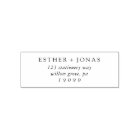 Vintage Script Wedding Return Address