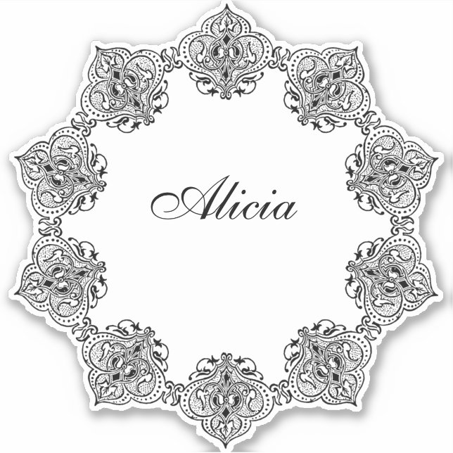 Vintage scroll frame (Front)