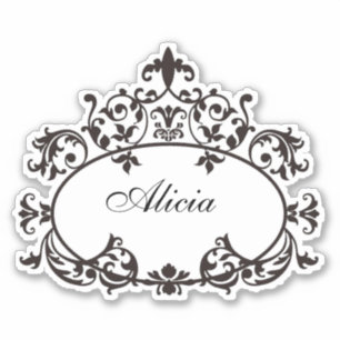 Vintage scrollwork frame