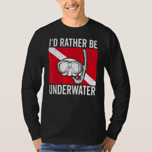 Vintage Scuba Diving For Men Women Diver Scuba Div T-Shirt