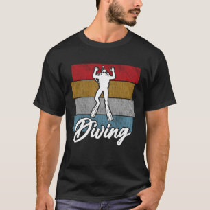 Vintage Scuba Diving Retro Dive Diver  4 T-Shirt