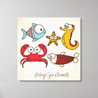Vintage Sea Animals