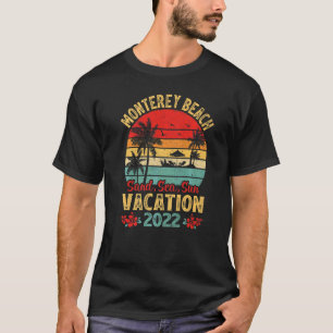 Vintage Sea Sand Sun Vacation 2022 California Mont T-Shirt
