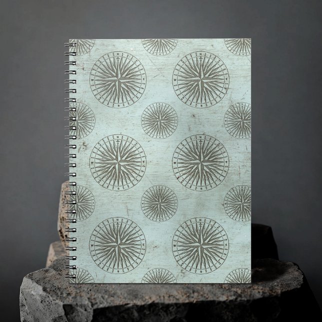 Vintage Sea Shanty | Steampunk Compass Ephemera Notebook (Creator Uploaded)