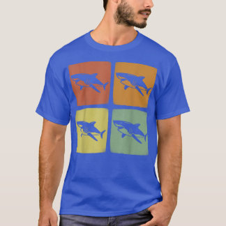 Vintage Sea Shark Retro Wild Ocean Animal  T-Shirt