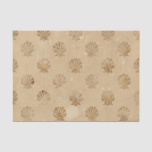 Vintage Sea Shells Decoupage Tissue Paper