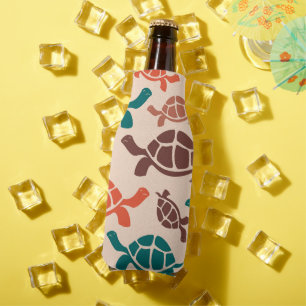 Vintage Sea Turtle Bottle Cooler