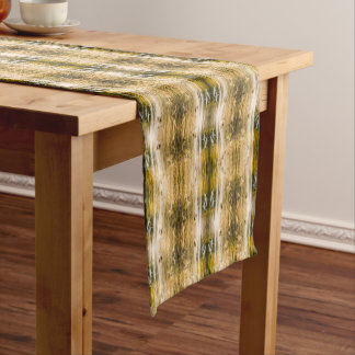 Vintage seagulls in flight pattern short table runner