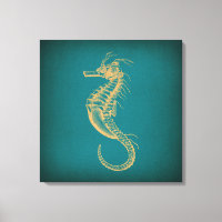 Vintage Seahorse Nautical Ocean Art Sea Horse