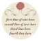 Vintage Sealing Wax Sticker