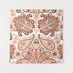 Vintage seamless colourful pattern in paisley styl tapestry