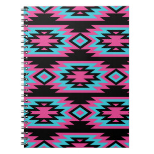vintage seamless decorative ethnic pattern. Americ Notebook