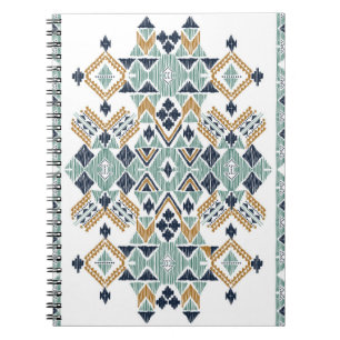 vintage seamless decorative ethnic pattern. Americ Notebook