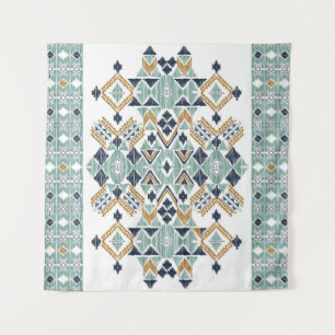 vintage seamless decorative ethnic pattern. Americ Tapestry