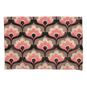 Vintage Seamless Floral Flower Pattern Pillowcase