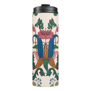 Vintage seamless floral pattern. Art nouveau flora Thermal Tumbler