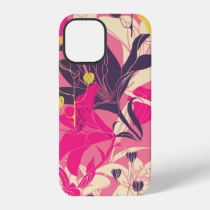 Vintage seamless floral pattern. Curtain design. M iPhone 12 Case