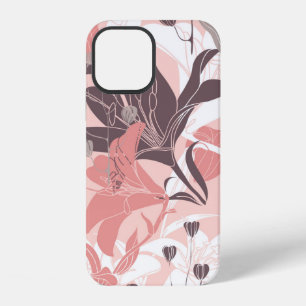 vintage seamless floral pattern. Curtain design. M iPhone 12 Case
