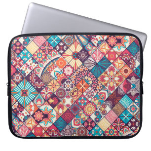 Vintage Seamless: Islamic Hand Drawn. Laptop Sleeve