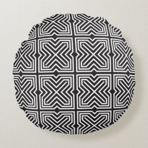 Vintage seamless models. Modern stylish texture. C Round Pillow