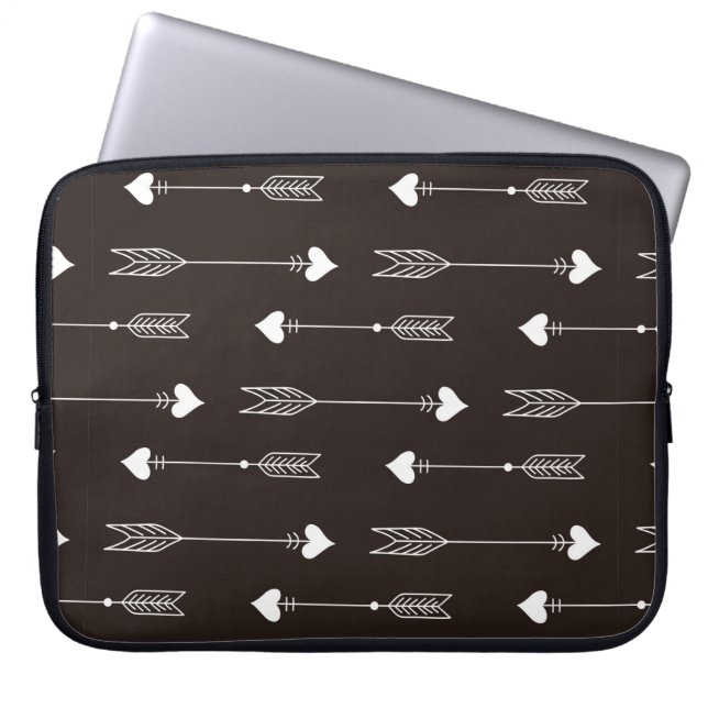 vintage seamless pattern. Abstract background with Laptop Sleeve (Front)