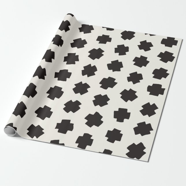 Vintage Seamless Pattern. Abstract Background With Wrapping Paper (Unrolled)